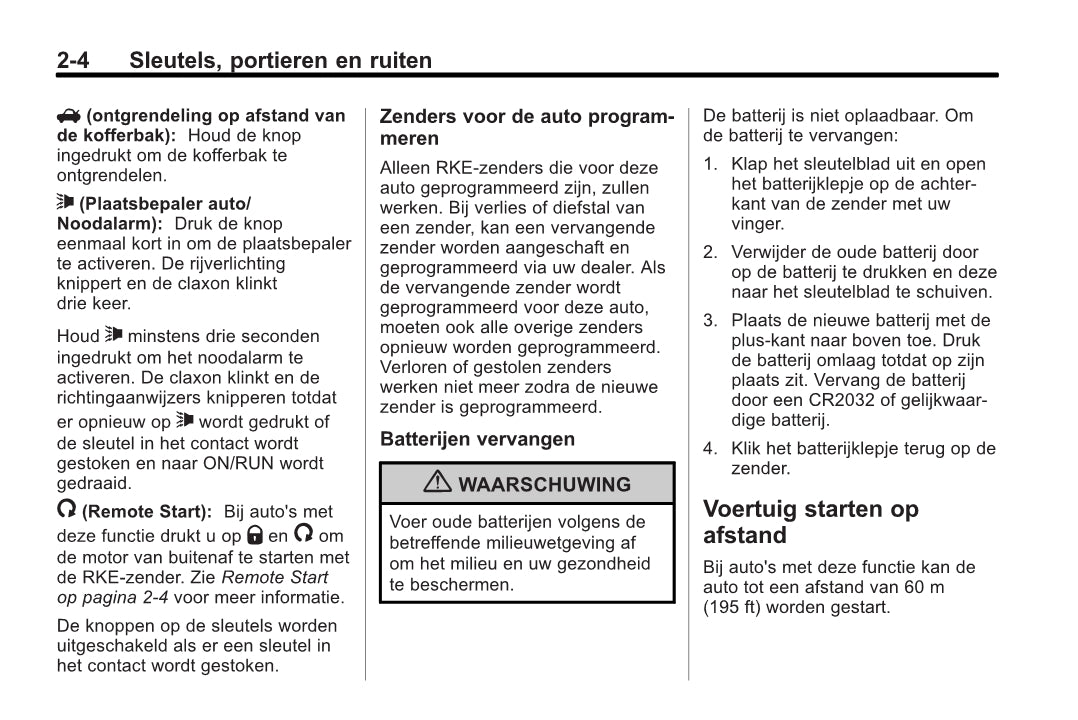 2013-2014 Chevrolet Camaro Gebruikershandleiding | Nederlands