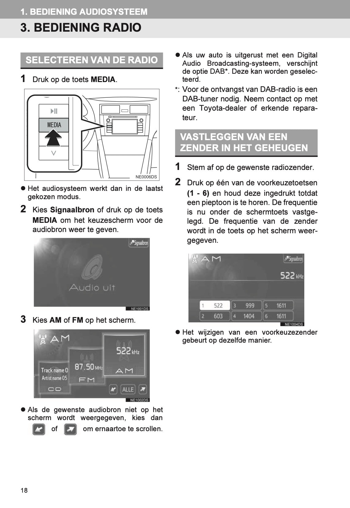 Toyota Yaris audio-/navigatiesysteem Handleiding 2011