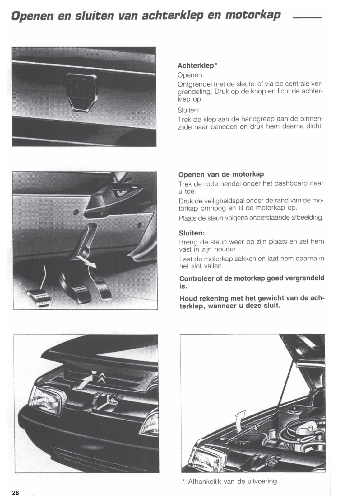 1994-1996 Citroën ZX Gebruikershandleiding | Nederlands