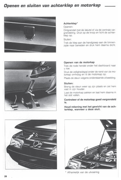 1994-1996 Citroën ZX Gebruikershandleiding | Nederlands