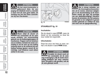 2012-2013 Fiat Panda Gebruikershandleiding | Nederlands