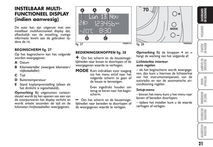 2012-2013 Fiat Panda Gebruikershandleiding | Nederlands