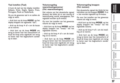 2012-2013 Fiat Panda Gebruikershandleiding | Nederlands