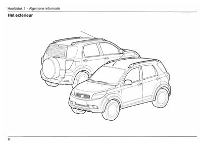 2006-2015 Daihatsu Terios Manuel du propriétaire | Néerlandais