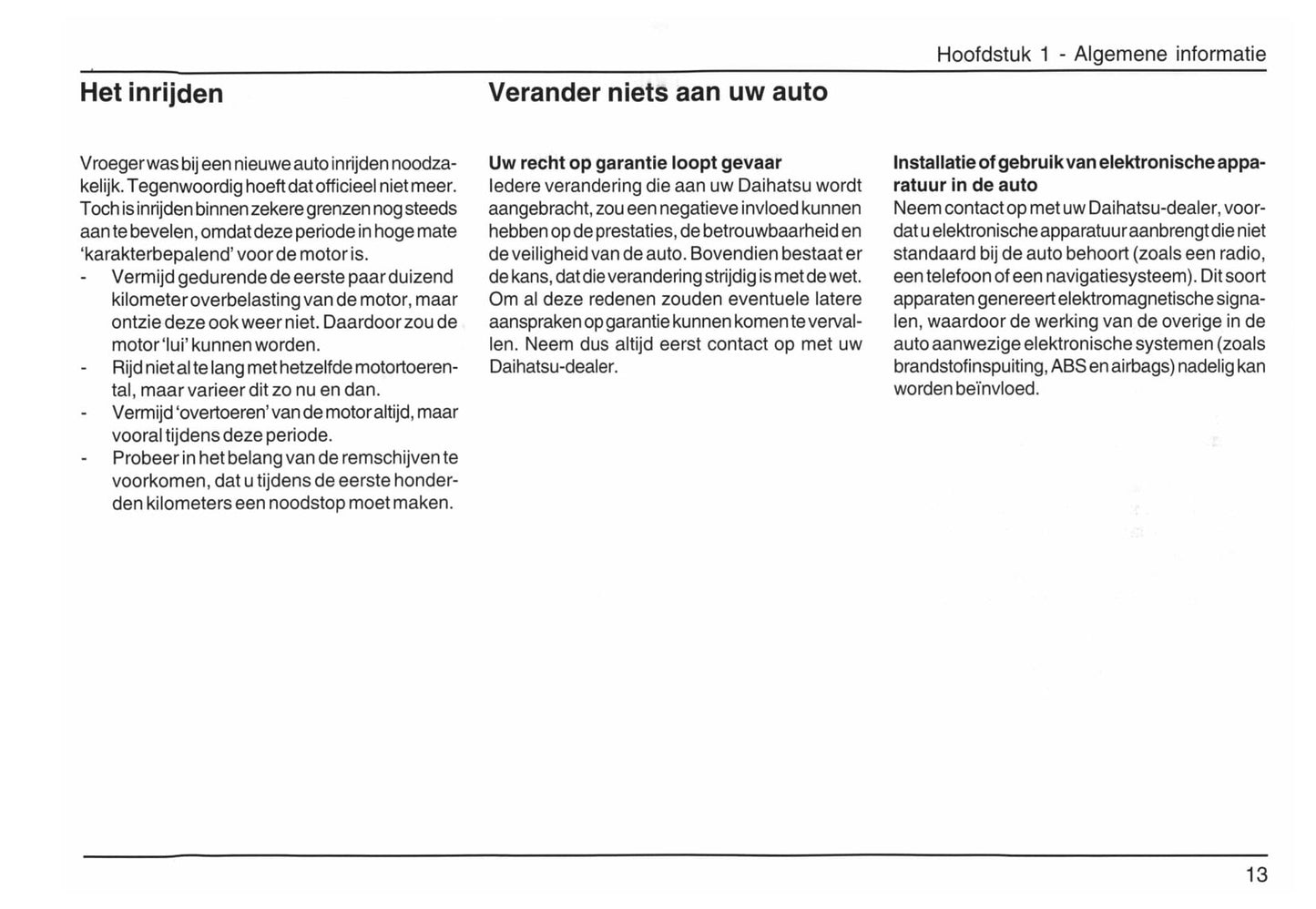 2006-2015 Daihatsu Terios Manuel du propriétaire | Néerlandais