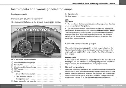 2007-2014 Audi A5 Owner's Manual | English