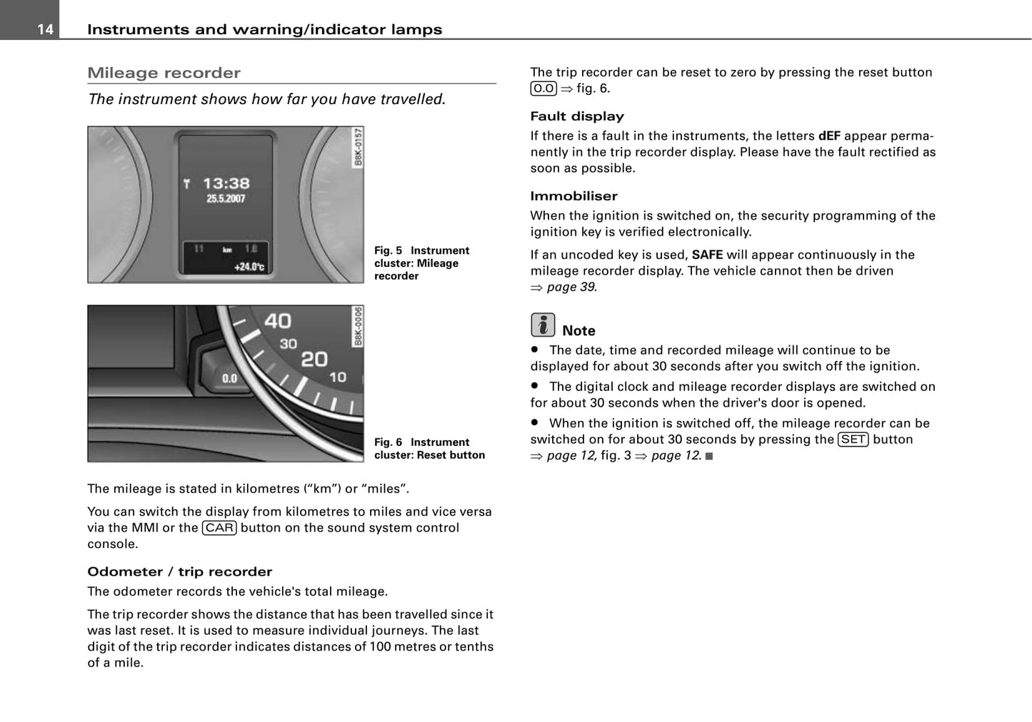 2007-2014 Audi A5 Owner's Manual | English