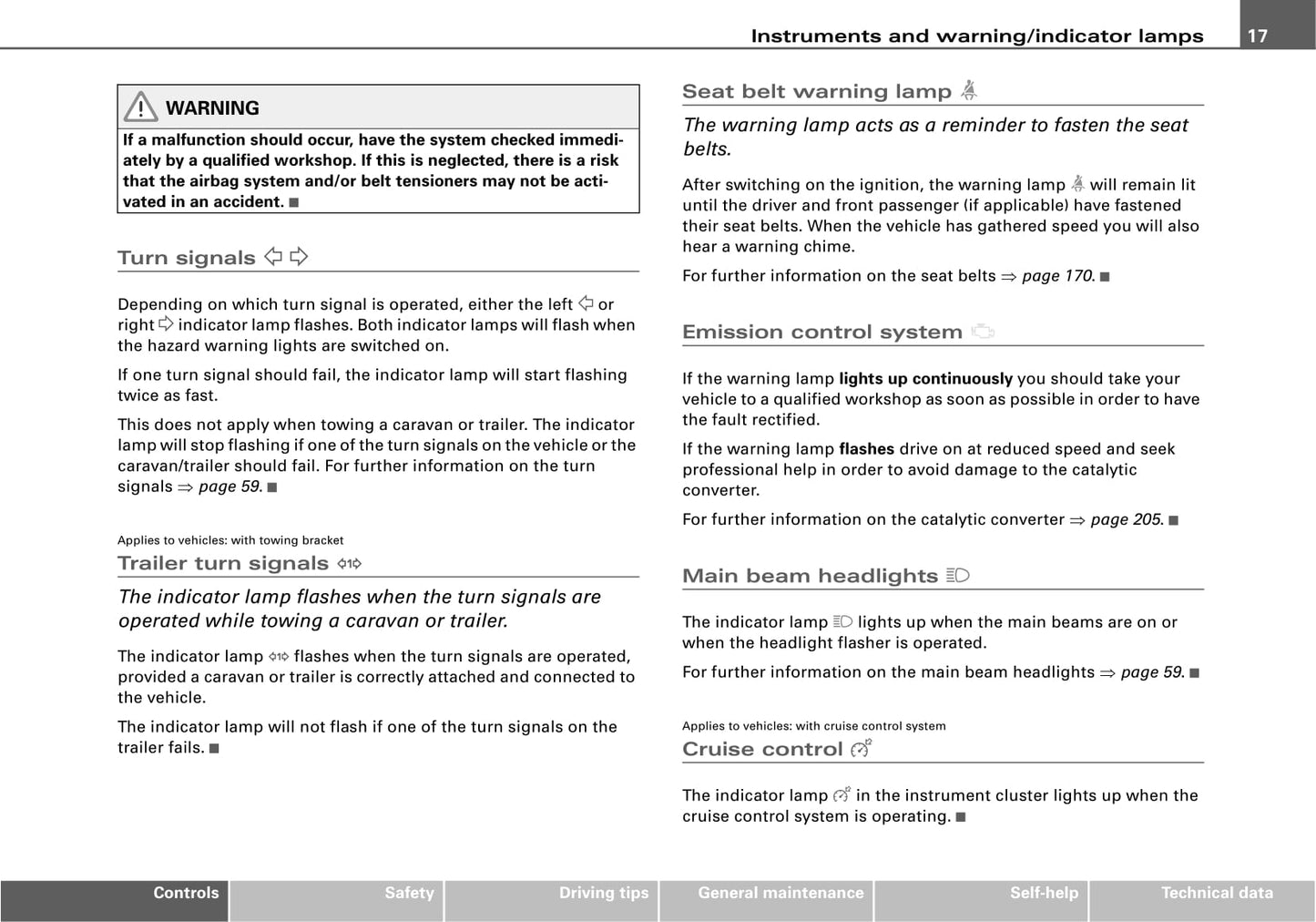 2007-2014 Audi A5 Owner's Manual | English