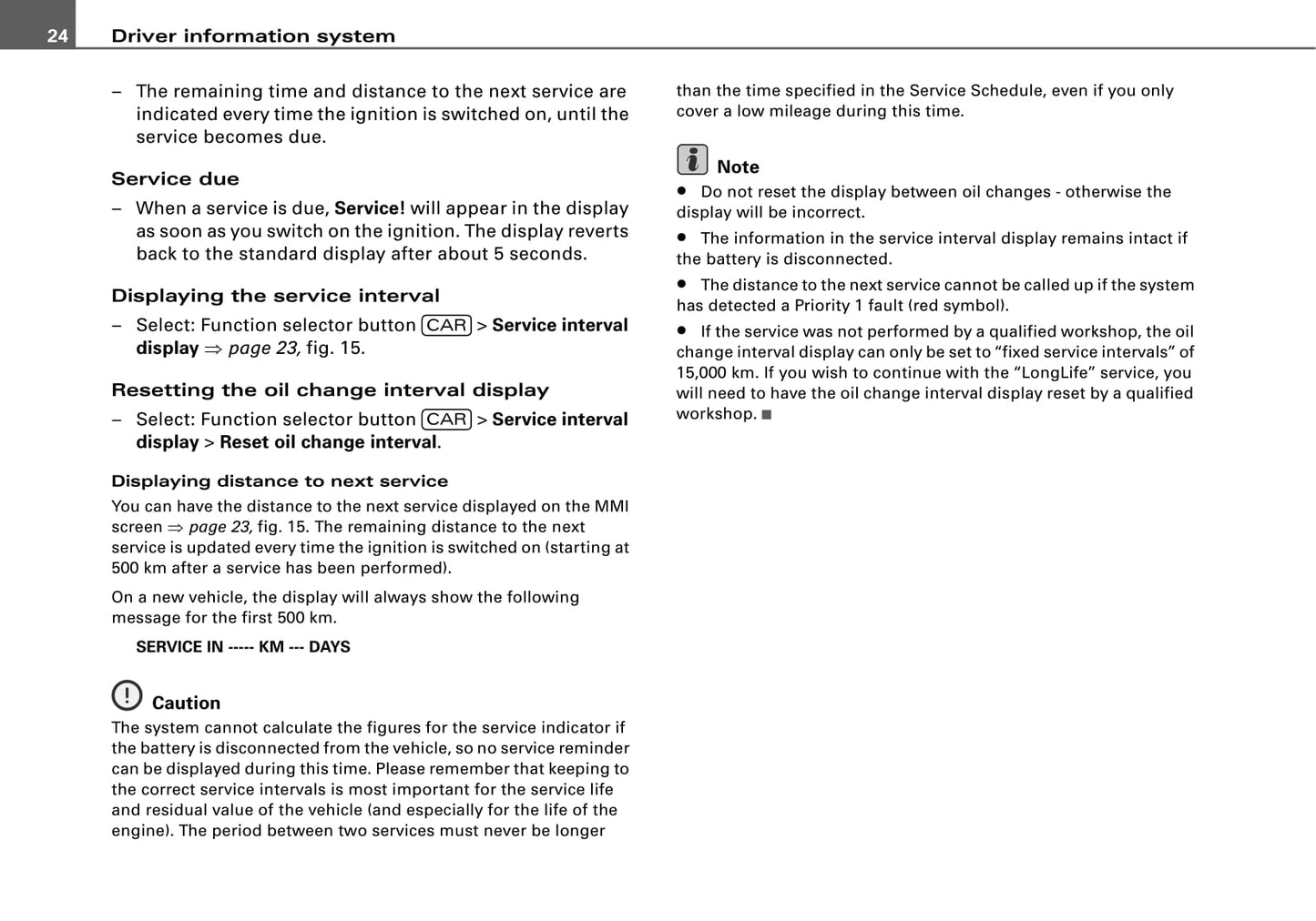 2007-2014 Audi A5 Owner's Manual | English