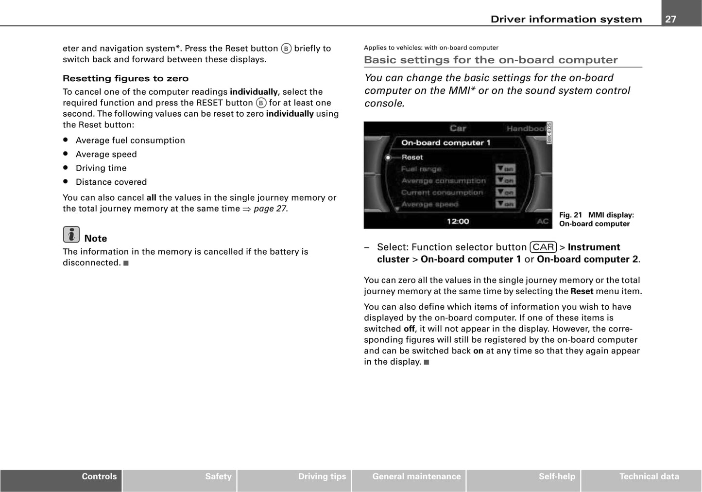 2007-2014 Audi A5 Owner's Manual | English