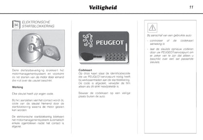 1996-2000 Peugeot 106 Manuel du propriétaire | Néerlandais