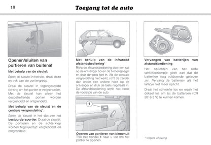 1996-2000 Peugeot 106 Manuel du propriétaire | Néerlandais