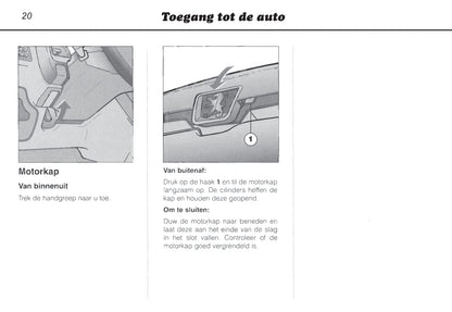 1996-2000 Peugeot 106 Manuel du propriétaire | Néerlandais