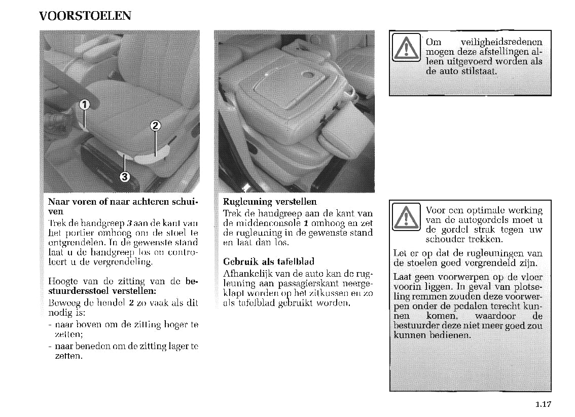 2003-2004 Renault Scénic Bedienungsanleitung | Niederländisch