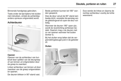 2005-2011 Opel Combo Bedienungsanleitung | Niederländisch