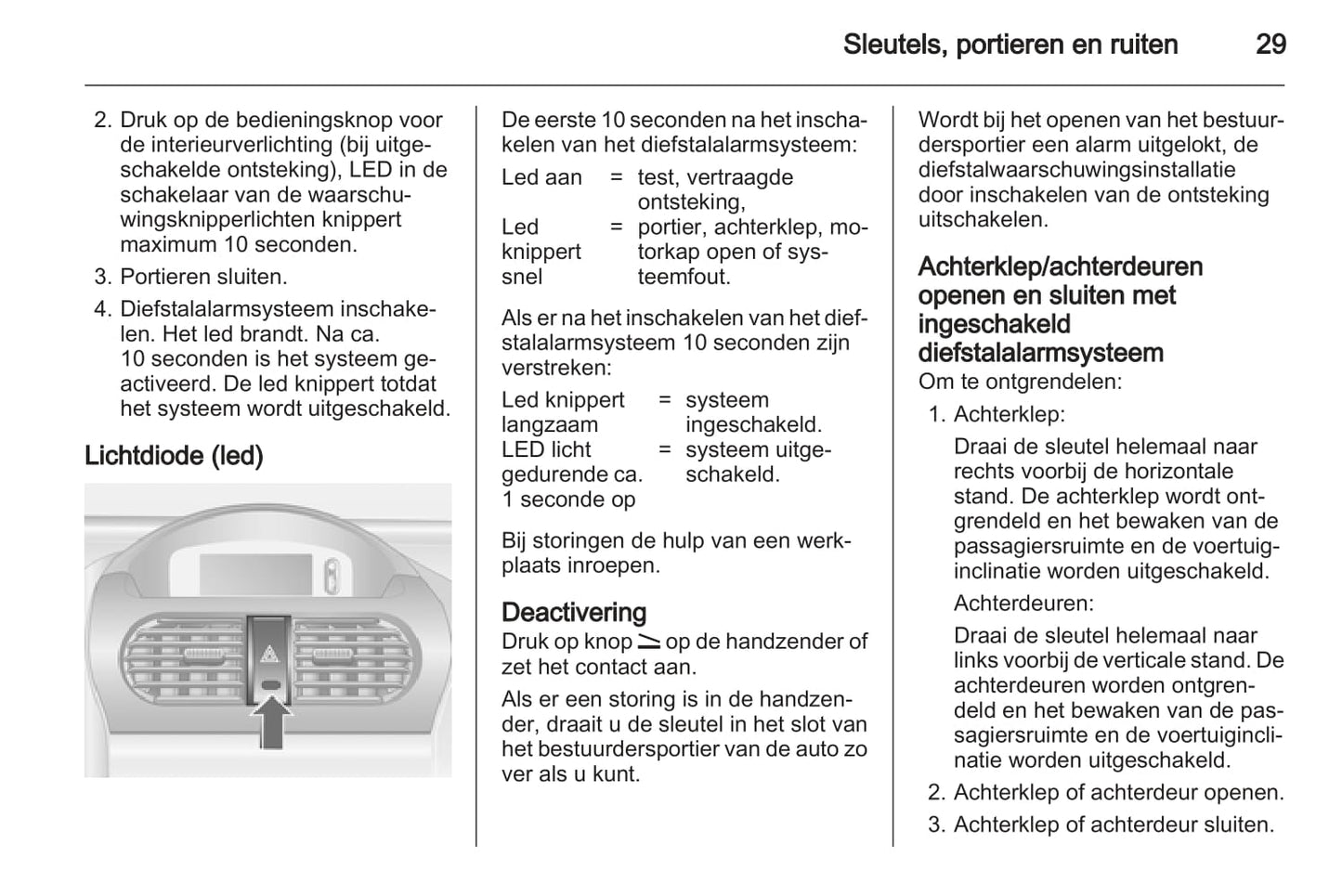 2005-2011 Opel Combo Bedienungsanleitung | Niederländisch