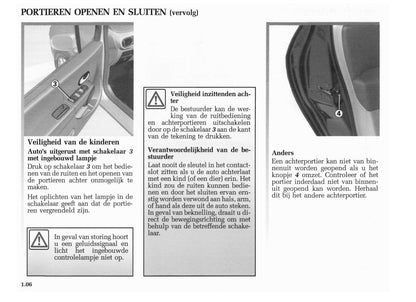 2004-2005 Renault Modus Owner's Manual | Dutch