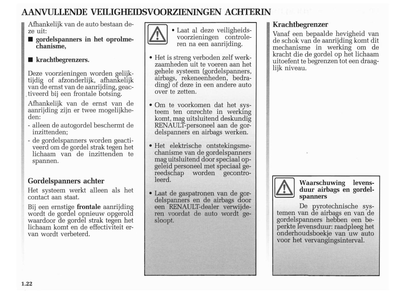 2004-2005 Renault Modus Owner's Manual | Dutch