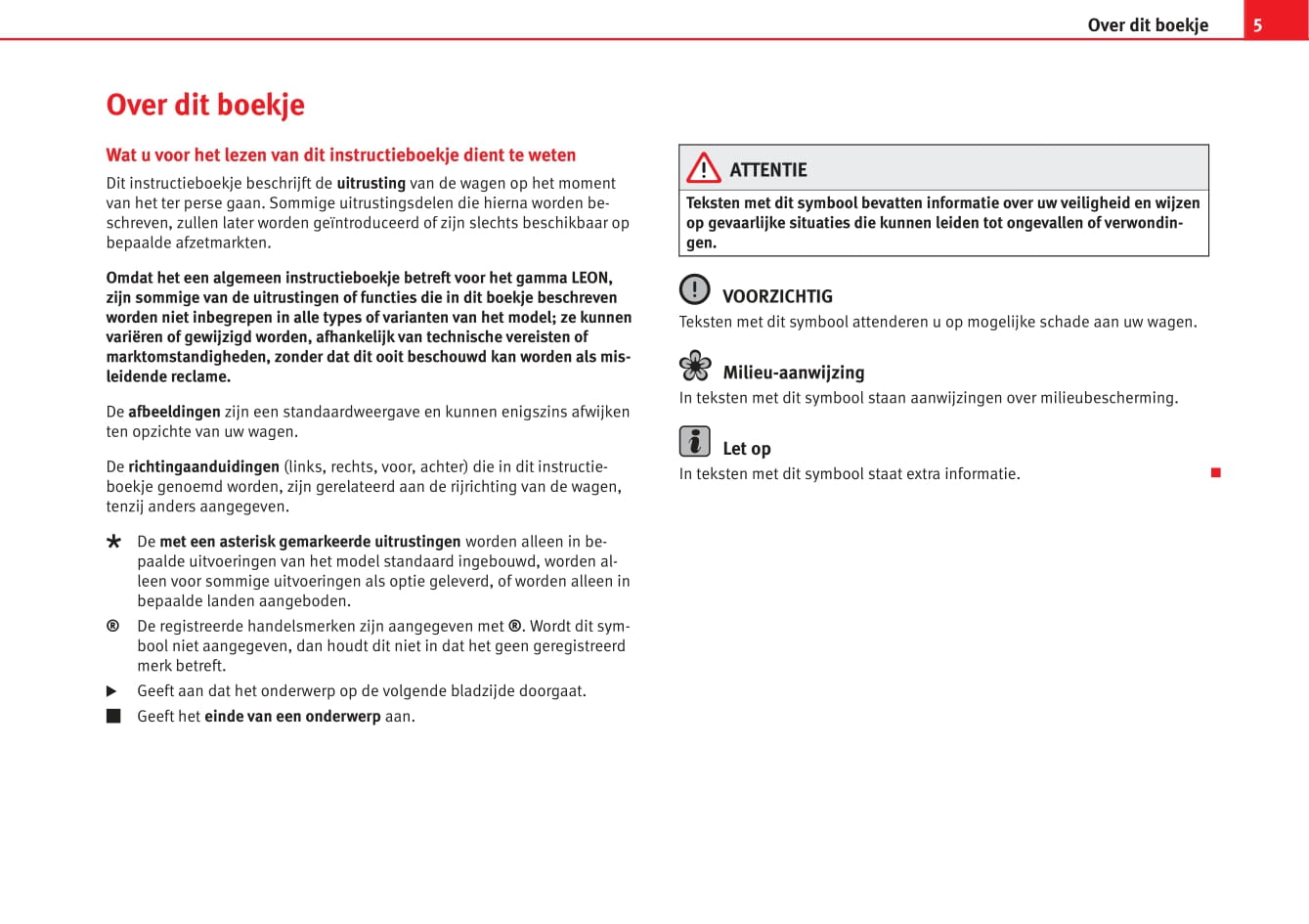 2013-2017 Seat Leon Gebruikershandleiding | Nederlands