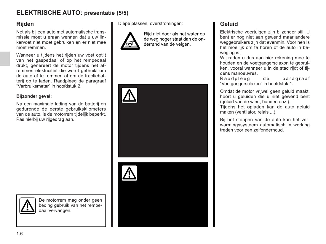 2015-2016 Renault Zoe Owner's Manual | Dutch