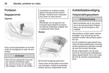 2013-2014 Opel Corsa Bedienungsanleitung | Niederländisch