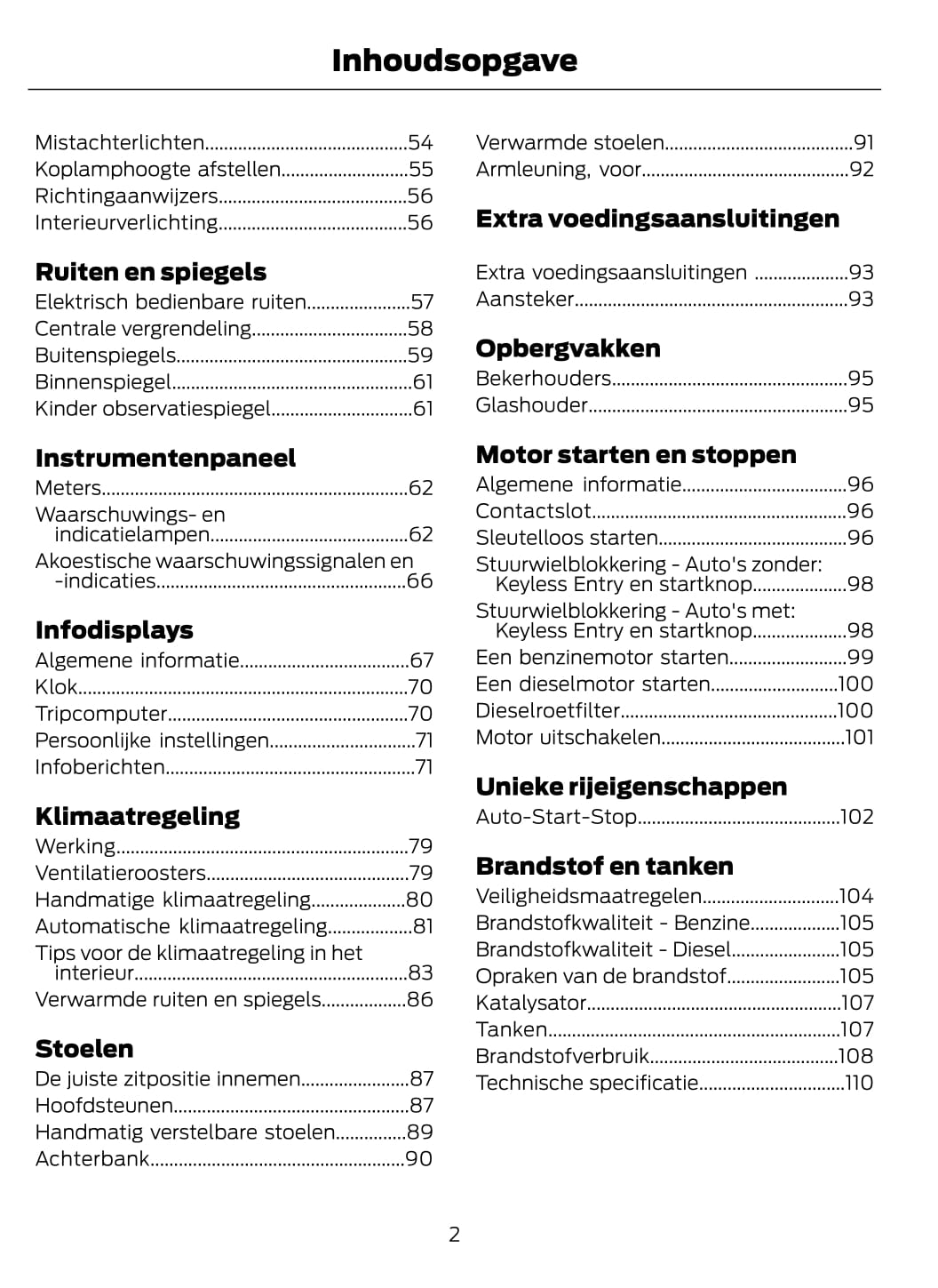 2012-2014 Ford B-Max Gebruikershandleiding | Nederlands