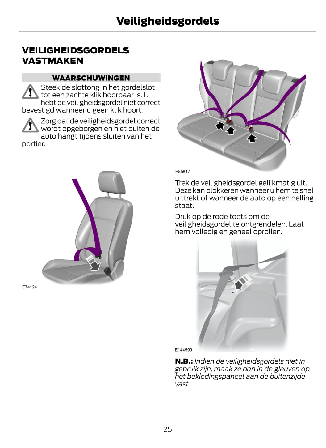 2012-2014 Ford B-Max Gebruikershandleiding | Nederlands