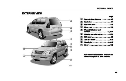 2005 Lexus GX 470 Bedienungsanleitung | Englisch