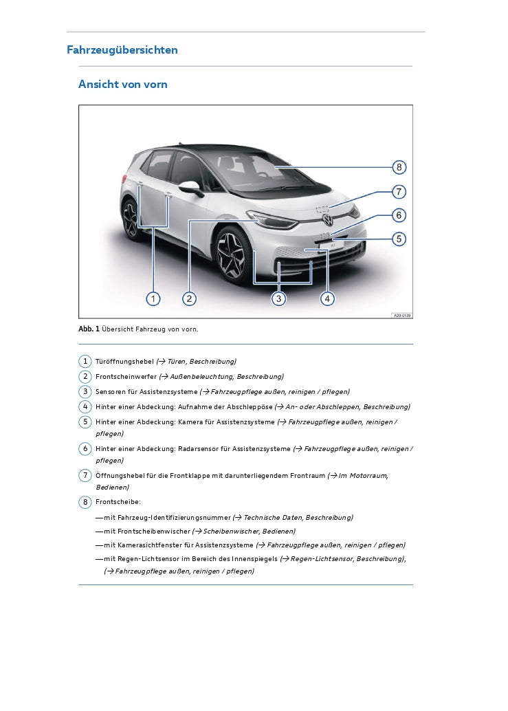 2020-2023 Volkswagen ID.3 Gebruikershandleiding | Duits