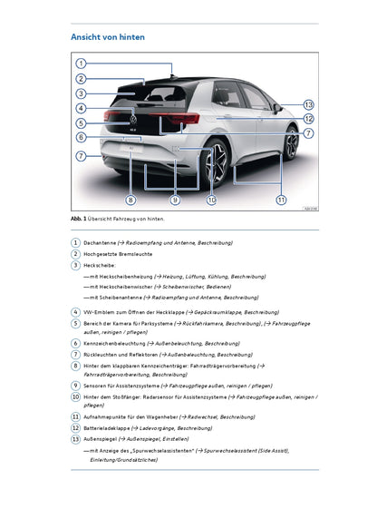 2020-2023 Volkswagen ID.3 Gebruikershandleiding | Duits