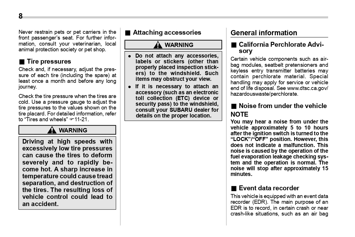 2019 Subaru Crosstrek Owner's Manual | English